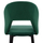 Tabure bar Harper HM8526.03, velvet, 50x51x111 cm, e gjelbër