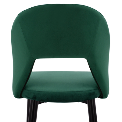 Tabure bar Harper HM8526.03, velvet, 50x51x111 cm, e gjelbër