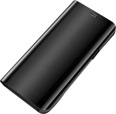 Futrollë Clear View për Xiaomi Redmi 9, tip libër, e zezë