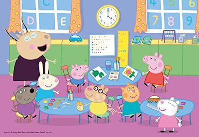 Puzzle Ravensburger Fun in the Peppa Pig class, 35 pjesë