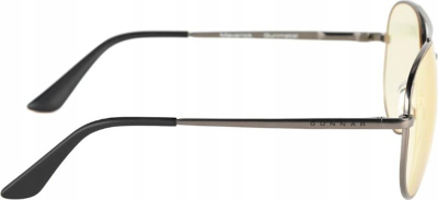 Syze kompjutri Gunnar Optiks Maverick, xhama amber, skelet metalik gri