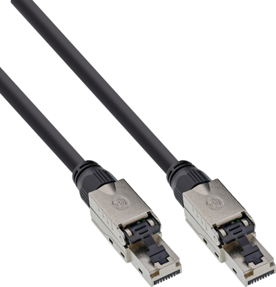 Kabull rrjeti InLine Patch Cat.6A, 40m, bakër AWG23, i zi