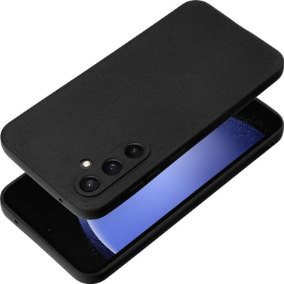 Maskë telefoni Forcell Soft për Samsung Galaxy S23 FE, silikon, mat, e zezë