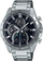 Orë dore Casio Edifice EFR-571D-1AVUEF, kronograf, çelik inox, ngjyr argjendi