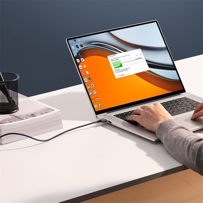 Kabllo Baseus Explorer Series USB-A - USB-C, 100W, 1m, e zezë