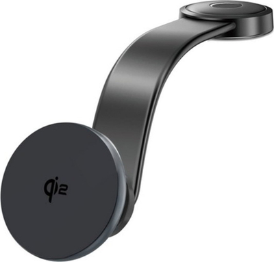 Сет полнач за автомобил 4smarts Qi2, безжичен MagSafe, сив