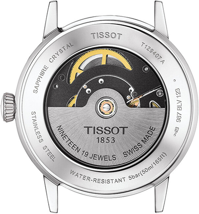 Orë dore për meshkuj Tissot Classic Dream Swissmatic T129.407.11.031.00, e argjendtë