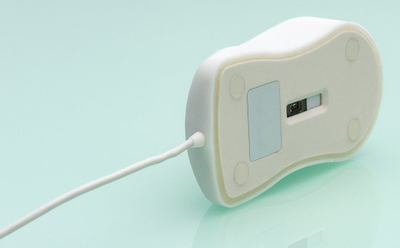 Глушец Gett Indumouse Pro TKH MOUSE PRO, ергономски, IP68, со USB кабел, бел