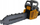 Играчка моторна пила Power Tools Conquering, пластична, за деца, жолто сива