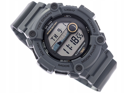 Orë digjitale Casio Sports WS-1300H-8AVEF (638), e hirtë