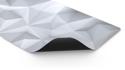 Подлога за глувче за гејминг ENDORFY Crystal Onyx White XL, мазна површина, прошиени рабови, црно-бела