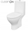 Tualet Cersanit Kombi Moduo 43 cm, Clean On 3/5 l, ulëse duroplast soft close, i bardhë