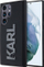 Маса за телефон Karl Lagerfeld 3D Rubber Glitter Logo за Samsung Galaxy S24 Ultra, против удари, црна