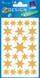 Ngjitëse zbukuruse Z-Design 52252, 2 fletë 54 copë, me yje, ngjyrë e artë