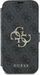 Këllëf telefoni Guess GUBKP16X4GMGGR, Book 4G Metal Logo, për iPhone 16 Pro Max, i zi