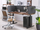 Panel ndarës për tavolinë WALLY Desk Screen, 80 x 40 cm, akustik, gri e errët