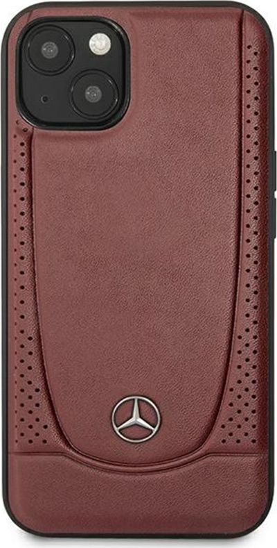 Kllëf telefoni Mercedes MEHCP15SARMRE, për iPhone 15 6.1", lëkurë, i kuq