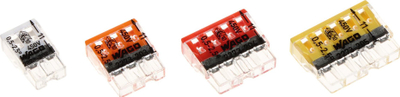 Set konektorësh të shpejtë për kabllo Elektro-Plast WAGO PACK 1 EPN, 100 copë, portokalli