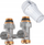 Set termostatik radiatori Danfoss RAE RLV KS, 1/2", drejt