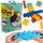 Blloqe sensorike ISO Trade Soft Rubber, set 80 copë, për fëmijë