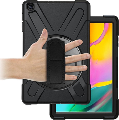 Mbështjellëse tablet eStuff për Samsung Galaxy Tab A 10.1, modeli 2019, tip cover, e zezë
