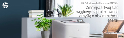 Печатач HP Color LaserJet Enterprise M455dn, ласерски во боја, бел