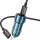 Karikues makine Hoco Z48, 2x USB‑C, 40W PD QC3.0, blu metalik