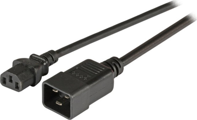 Kabllo rryme EFB Elektronik EK531.1.8V2, 1.8 m, IEC C20 në C13, e zezë