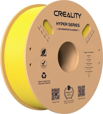 Filament 3D Creality Hyper PLA, 1.75mm, 1kg, i bardhë