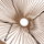 Karrige Acapulco metal & rattan natyral 70×73×79 cm (HM5871.01), zezë