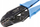 Pinca krimpuese Högert HT1P201, për terminale të izoluara, 0.5–6 mm², blu