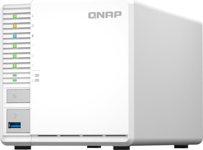 NAS QNAP TS-364-8G, 3 slote, 8GB RAM, i bardhë