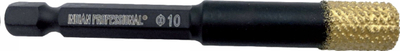 Freza Indian Professional Diamond-Tipped Hex, 10 mm, për shpim të thatë, metalike