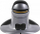 Maus Fellowes Penguin, wireless, USB, i zi dhe i argjendtë