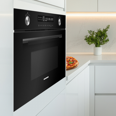 Mikrovalë inkaso HEINNER HMW-MDBI34CTBK, 25L, 900W, me skarë, e zezë