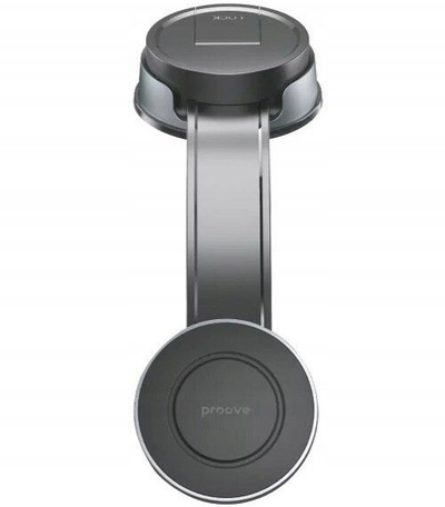 Mbajtëse magnetike telefoni për makinë Proove Truck Suction, për xham dhe panel, MagSafe, e zezë