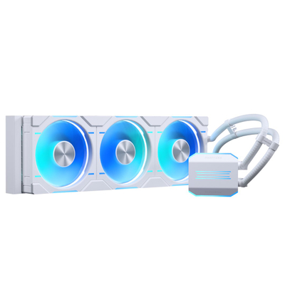 Ладилник со вода AiO Phanteks Glacier One 360D30, радијатор 360 mm, бел