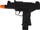 Lodër pistolete Leantoys Black Gun, dridhet, bën zhurmë, e zezë