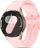 Rrip dore Tech-Protect Silicone për Samsung Galaxy Watch 4 5 5 Pro 6 7 FE, TPU, rozë baby