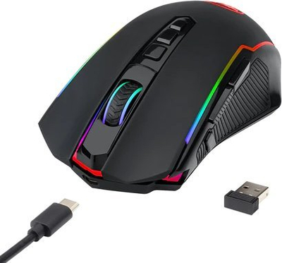 Maus gaming Redragon Ranger Lite, wireless 2.4GHz, RGB, i zi