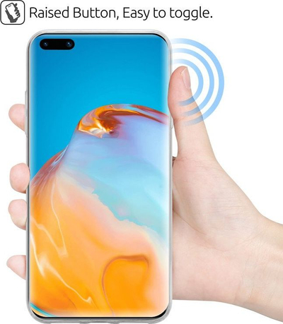 Maskë telefoni Crong Crystal Slim Cover Huawei P40, transparente, universale