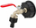 Rubinet kopshti për depo IBC Garden Lever Tap, 1/2" x 3/4", zink me shtresë nikli