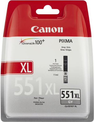 Ngjyrë printeri Canon CLI551GY XL, e hirtë
