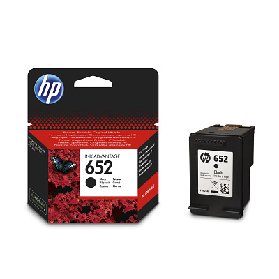 Kartutshë boje HP 652 F6V25AE, 360 faqe, e zezë