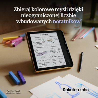 Kobo Libra Colour eReader, 7" E Ink Kaleido 3 дисплеј
