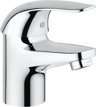 Rubinet lavamani Grohe Euroeco Smooth Body HP, një levë, krom