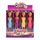 Kukull fëmijësh Gazelo Doll in Dress, set 12 copë, lodër imagjinare, shumëngjyrëshe