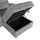 Divan qoshe me recliner SYNTHIA HM3308.03R, 246x159cm, me hapësirë ruajtjeje, gri