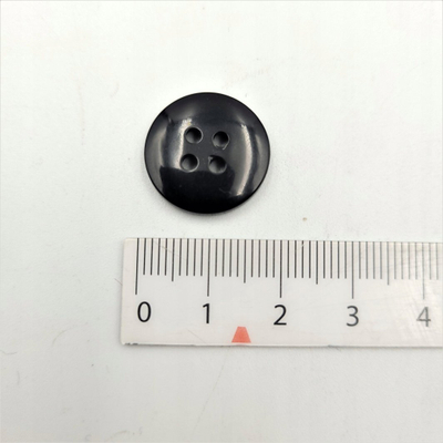 Пластични копчиња за шиење, сет 6 парчиња, 12 mm, црни