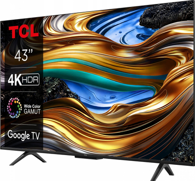 TV Smart TCL 43P755, 43", 4K UHD, Google TV, i zi